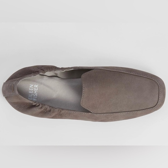 Eileen Fisher Women’s Sim Tumbled Nubuck Loafer In Rye In Size 7 - Picture 3 of 14